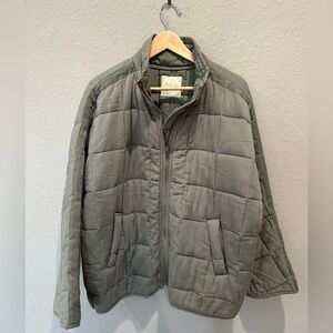 Altard State green quilted jacket EUC